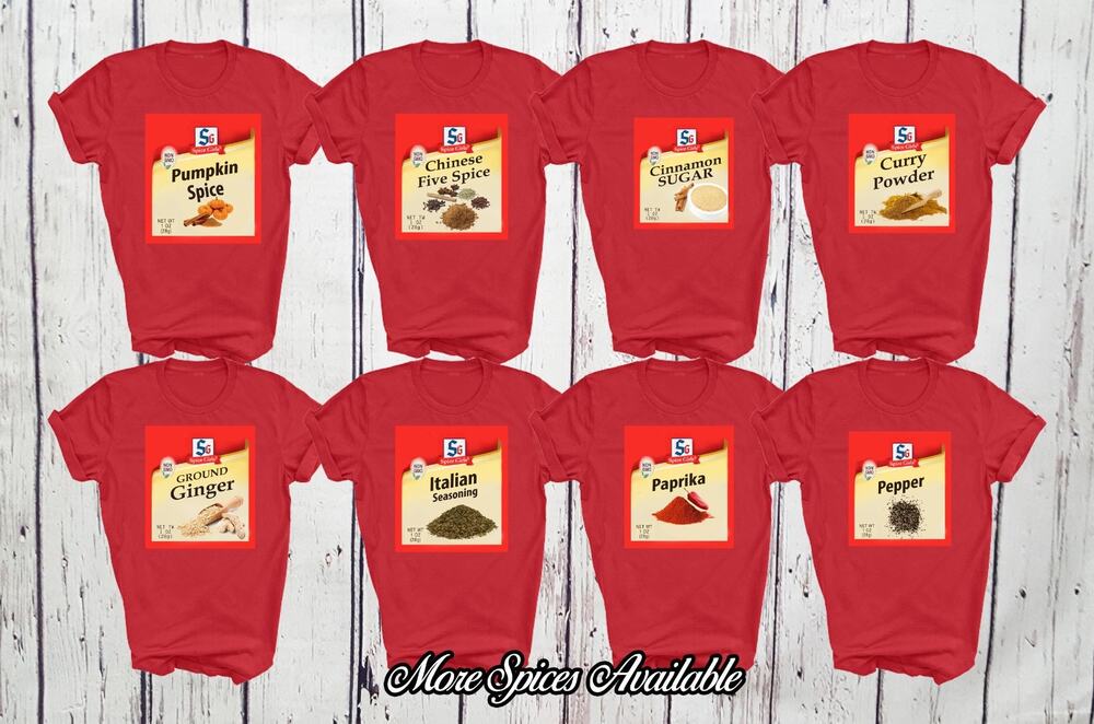 Spice Girl Youth Red Tshirts - Funny Youth Food Vintage Halloween Costumes